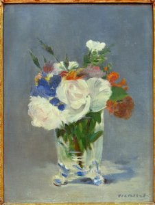Flowers in a Crystal Vase by Édouard Manet